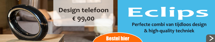 Designtelefoon AEG Eclips zwart Designtelefoon AEG Eclips zwart