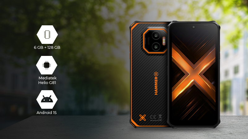 Hammer Energy X2 4G met Android 15