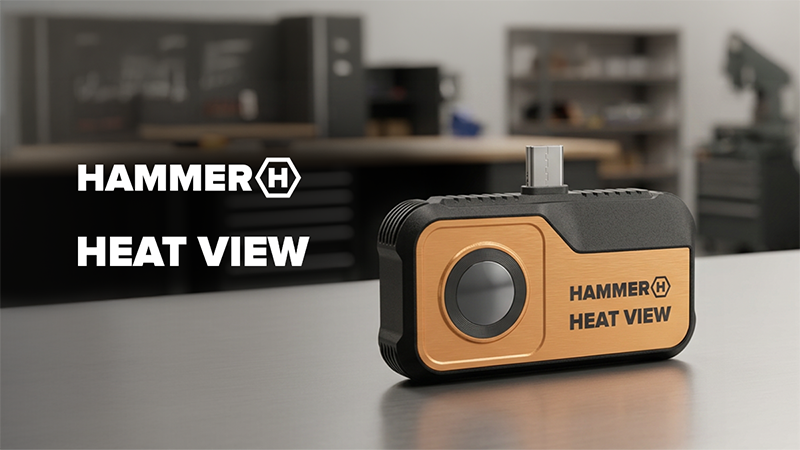 HAMMER HEAT VIEW warmtebeeldcamera voor smartphone