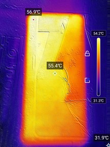 HAMMER Iron 6 LTE temperatuurtest in de zon