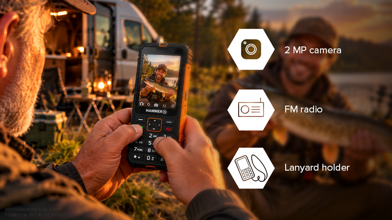 HAMMER Lumen LTE – sfeerimpressie van de fabrikant, geen voorbeeldfoto van de 2 MP camera