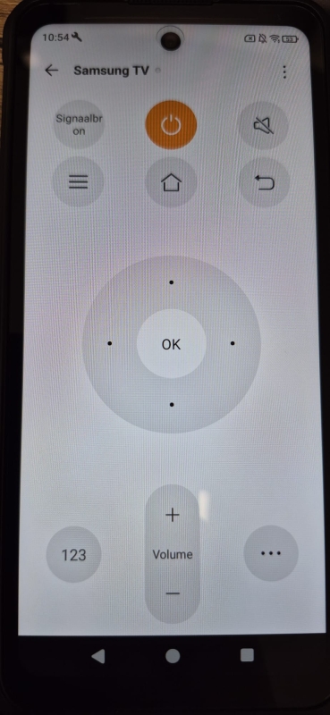 IR afstandsbediening functie op smartphone