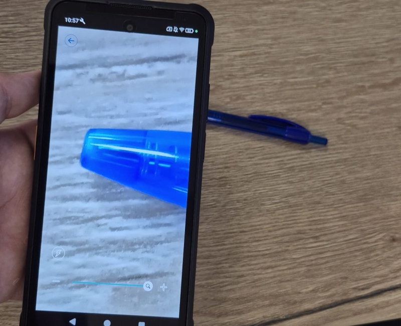 Vergrootglas functie op smartphone