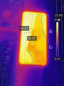 Samsung A52 temperatuurtest in de zon