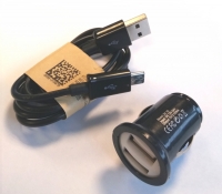Universele USB-oplader auto + kabel extra lange connector