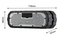 Airwave Bluetooth Speaker - Waterproof (zwart)