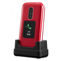 Doro 6880 - rood 4G mobiele telefoon