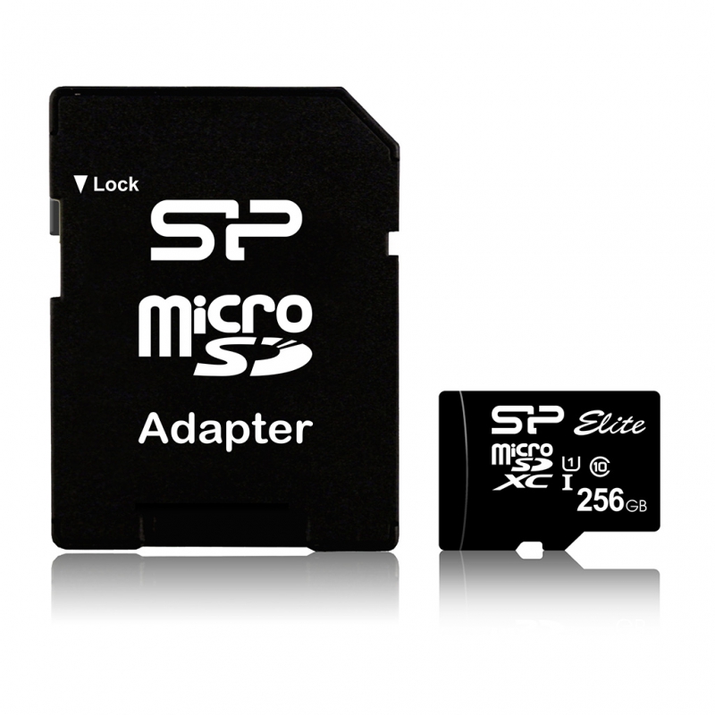Silicon Power Elite 256GB Micro SDXC kaartje - UHS-I card
