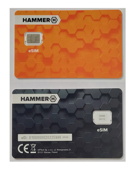 eSIM eUICC simkaart voor Hammer smartphones