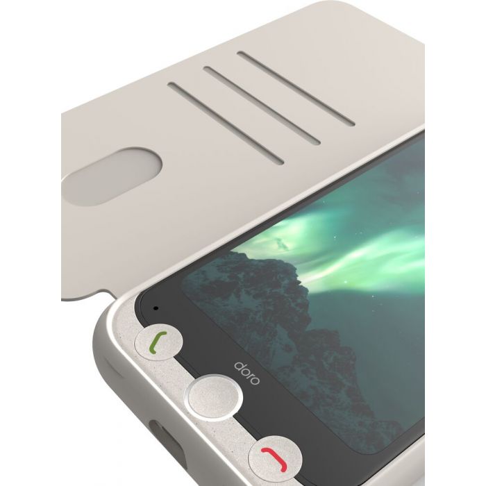 Doro Walletcase Aurora A30 - Bone / Wit