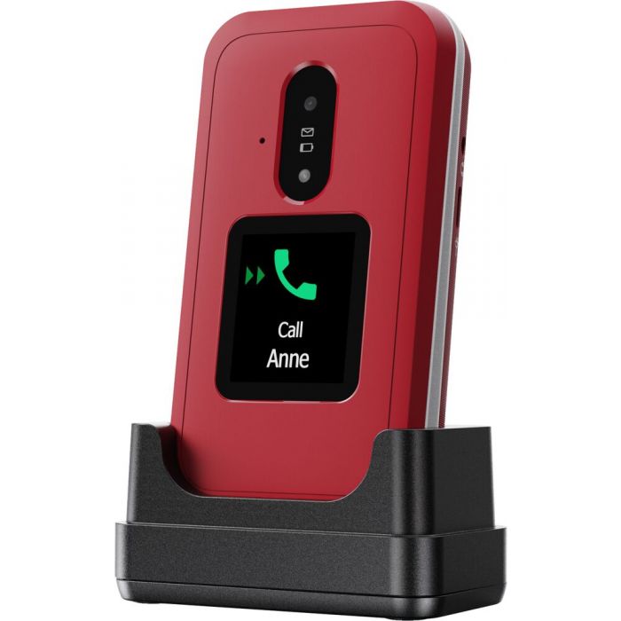 Doro Leva E30 - rood 4G mobiele seniorentelefoon