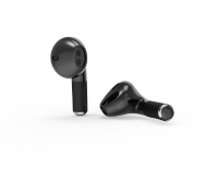 TWS in-ears TWS-02-BK zwart