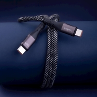 Maxlife MXUC-11 magnetic cable USB-C - USB-C 1,0 m 100W black nylon