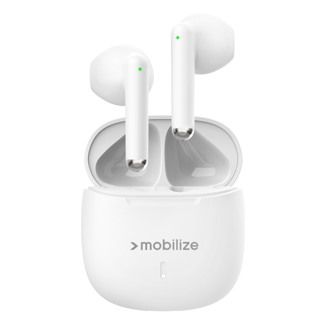 Mobilize Bluetooth Wireless Earbuds mini white TWS
