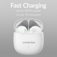 Mobilize Bluetooth Wireless Earbuds mini white TWS