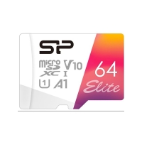 Silicon Power Elite 64GB Micro SDHC kaartje - inclusief Adapter