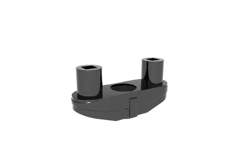 Duo monitorarm houder zwart