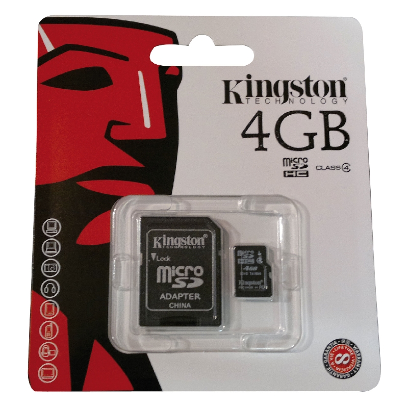 Kingston (Micro)SD 4gb geheugenkaart